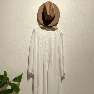 Boho white maxi dress. Perfect for photo shoots